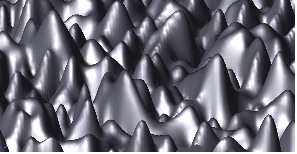 Rendering of a 100 degree micro LED diffuser