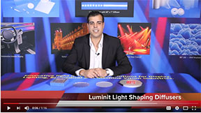 LED light diffuser formats