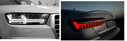 Audi taillights