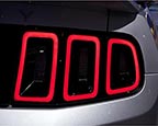 LED taillight on Ford Mustang 