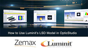 webinar showing how to use Zemax with Luminit Light Shaping Diffusers